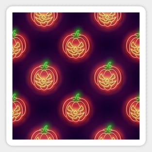 Neon Halloween design Magnet